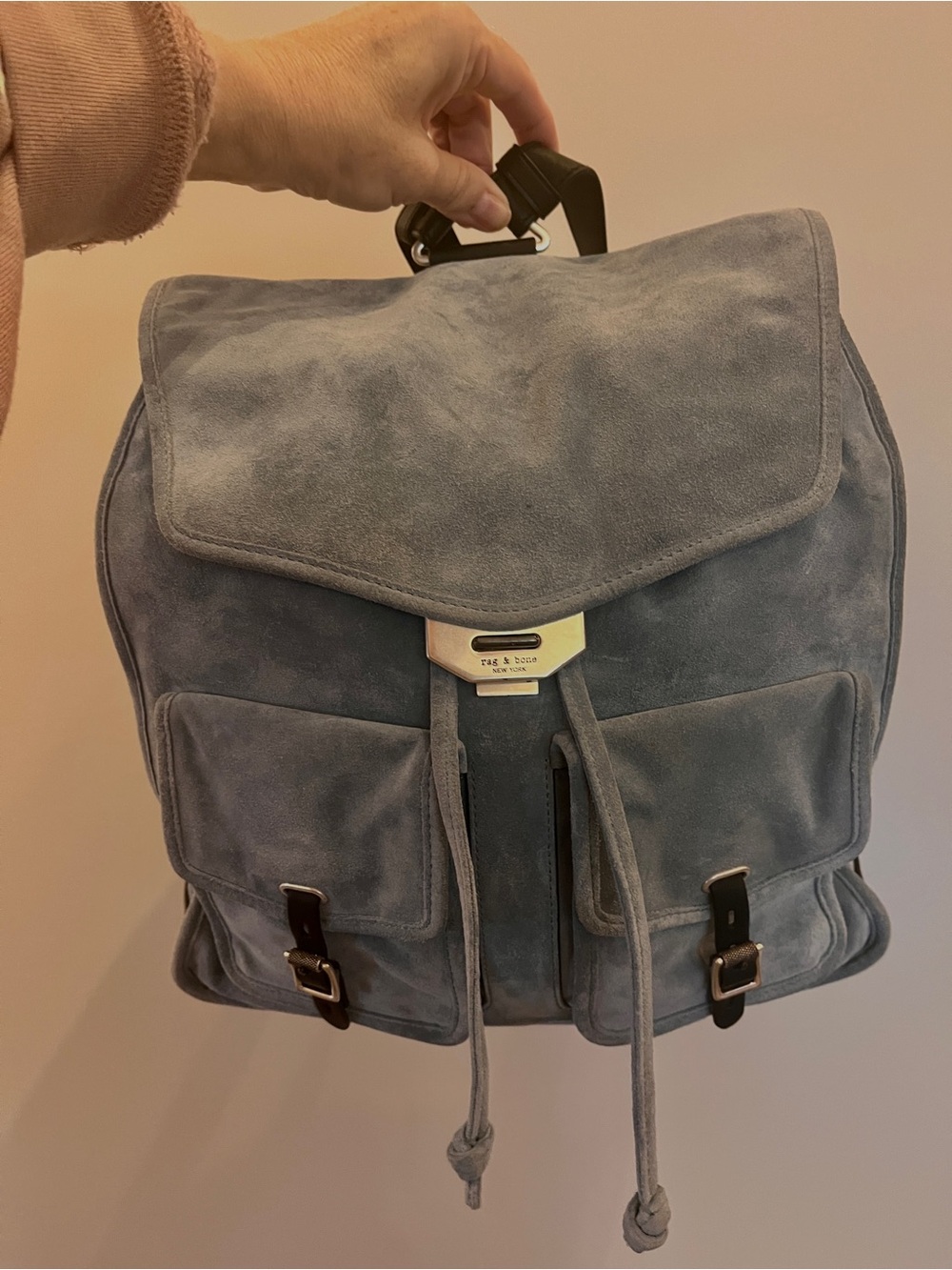 rag & bone Suede Field Backpack - Picture 6 of 10